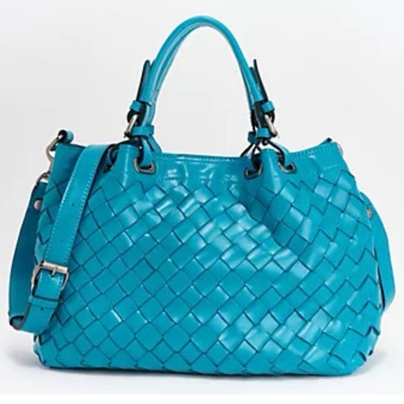 Patricia Nash Discovery Limited Edition Woven Rometta Satchel & Crossbody strap. - Picture 1 of 11